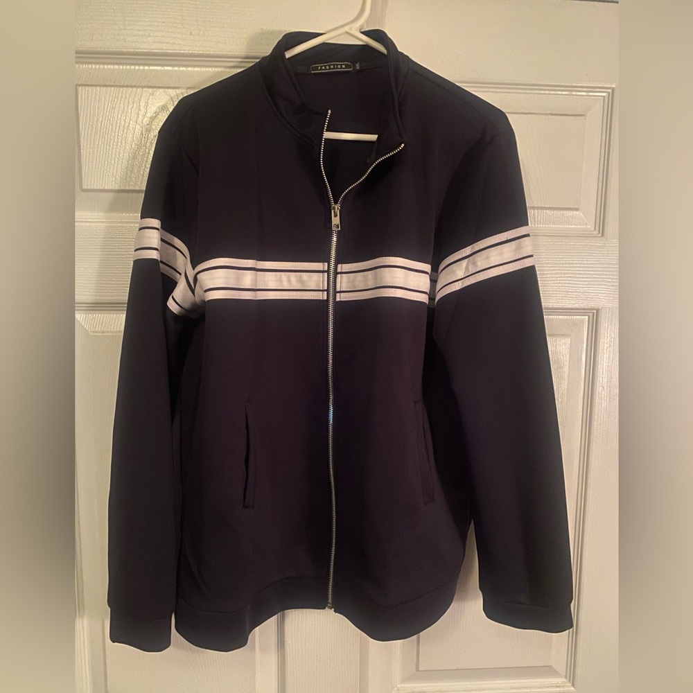 This is a Fashion brand track suit jacket.